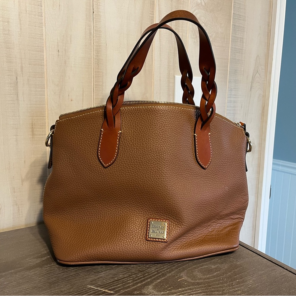 Large satchel.  Excellent condition.  Leather strap included.